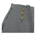 Gaelle Short Fantasia A Righe con Bottoni per Bambina 2746S00098 BIANCO/NERO GAELLE 