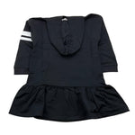 MONNALISA abito manica lunga tinta unita con cappuccio Nero per Bambina 178900R1 NERO MONNALISA 