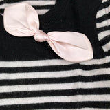 LIU JO abito bicolore con fantasia a righe Nero per Bambina KF3060 NERO LIU JO 