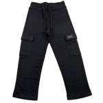 REPLAY pantalone tuta tinta unita con logo Nero per Bambino SB9091 NERO REPLAY 
