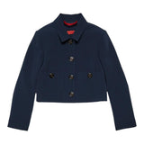 Max&amp;Co. Plain Jacket With Blue Buttons For Girls
