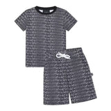 John Richmond Completo 2 Pezzi T-Shirt-Bermuda per Bambino RBP25129CJJ NERO JOHN RICHMOND 