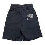 Suns Bermuda In Tiger Fleece Plain With Black Contrast Print For Boys