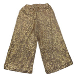 VICOLO pantalone tinta unita modello palazzo con paillettes Oro per Bambina 3141P000173 ORO VICOLO 