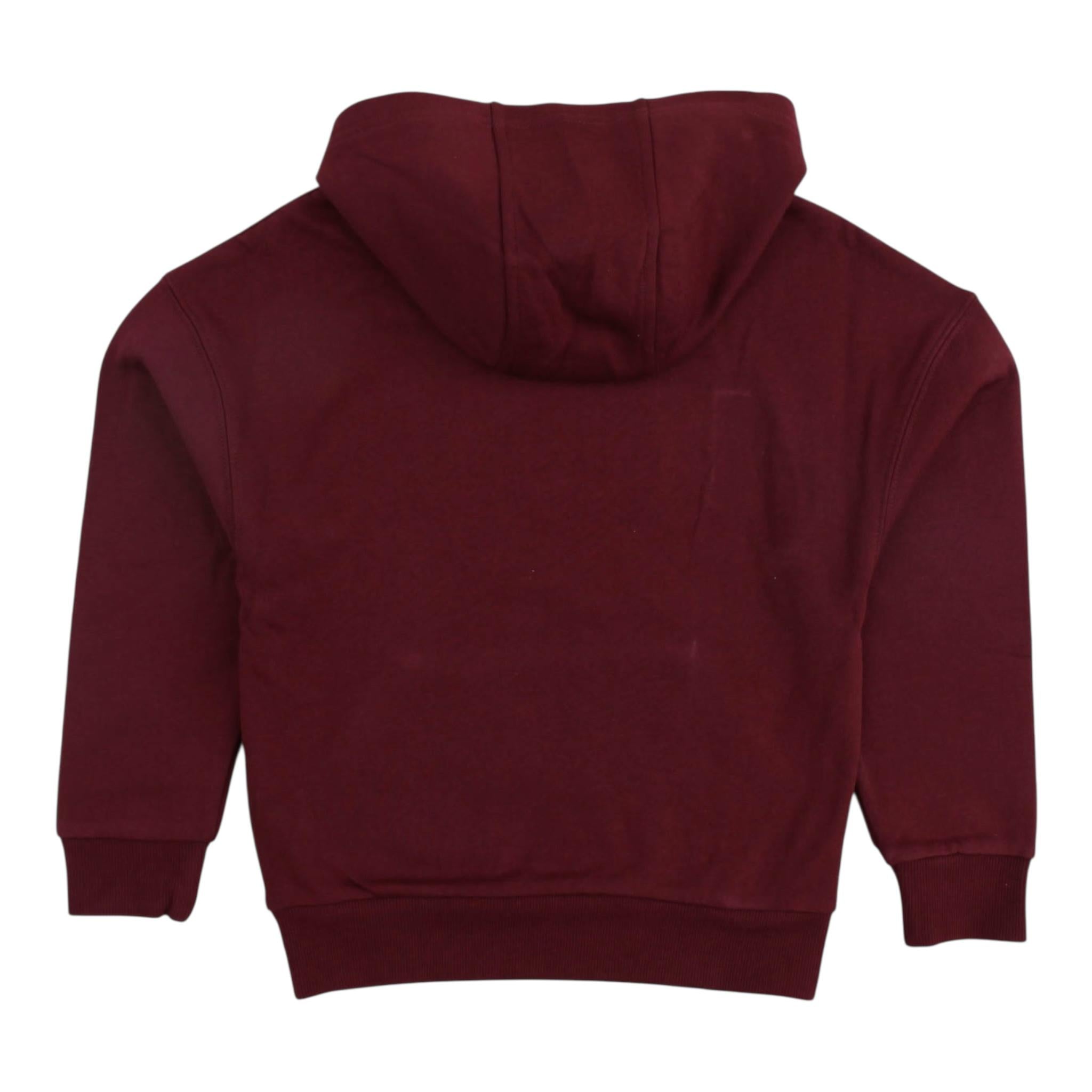 TIMBERLAND felpa chiusa con cappuccio tint unita con logo Bordeaux per Bambino T60317 BORDEAUX TIMBERLAND 