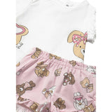 Mayoral Completo 2 Pezzi T-Shirt-Culotte Bianco/Rosa per Neonata 3EK116XX BIANCO/ROSA MAYORAL 
