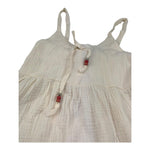 Please Abito Bretelline Tinta Unita per Bambina ABB6080G72 BEIGE PLEASE 