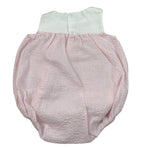 Lalalu' Pagliaccetto Bicolore Giromanica per Neonata PAL010P BIANCO/ROSA LALALU' 
