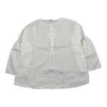 Il Gufo Camicia Manica Lunga Tinta Unita per Bambina P25CL253L6006 PANNA IL GUFO 