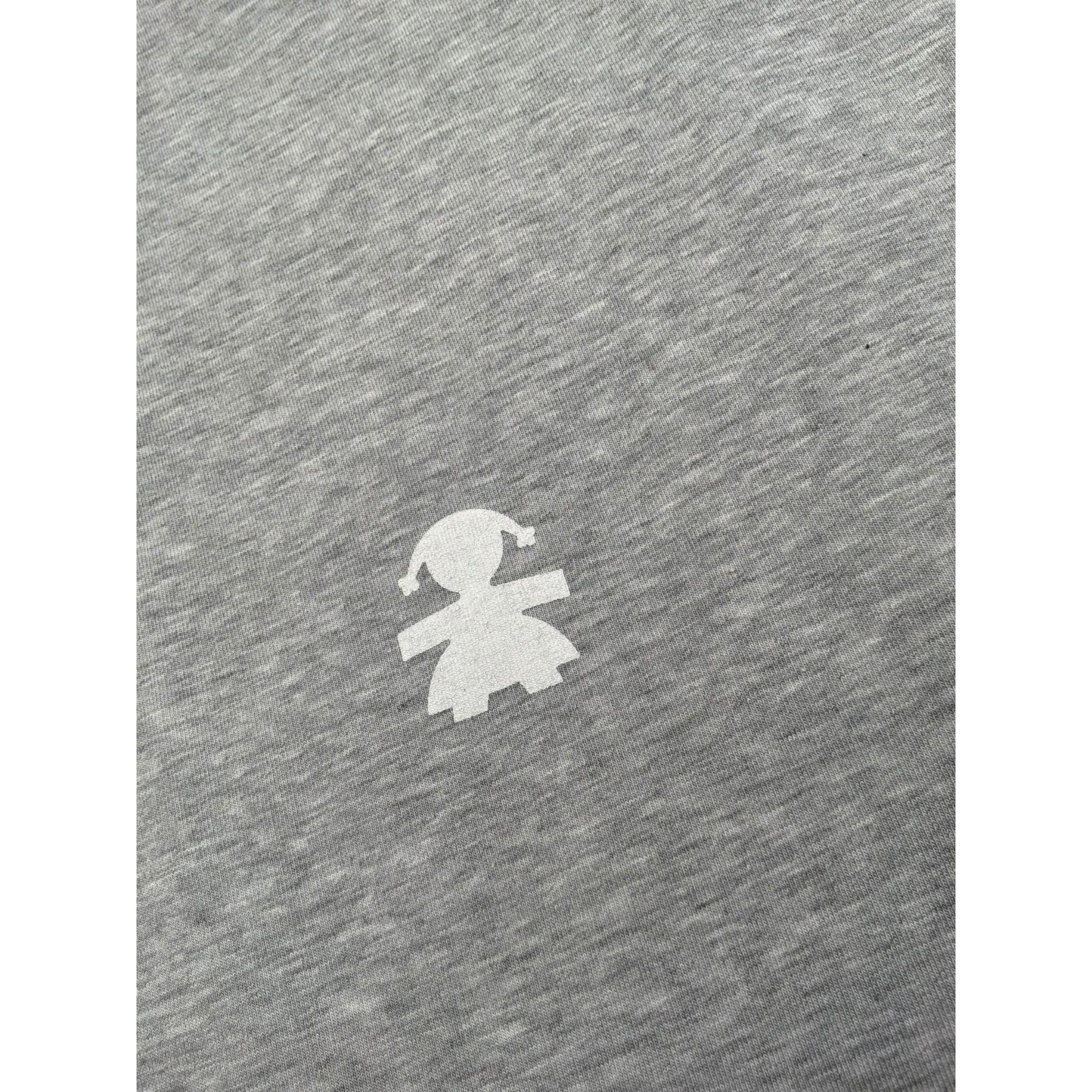 Le Bebe' Coperta Tinta Unita con Stampa per Neonata LBG1299 GRIGIO LE BEBE' 