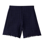 Il Gufo Short Tinta Unita con Girovita Regolabile per Bambina P25PB191C5052 BLU IL GUFO 