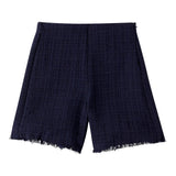 Il Gufo Short Tinta Unita con Girovita Regolabile per Bambina P25PB191C5052 BLU IL GUFO 