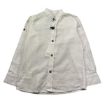 Shako' Camicia Manica Lunga Tinta Unita Collo Coreano per Bambino CSK0355J BIANCO SHAKO' 