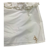 Miss Blumarine Plain White Strapless Top For Girls