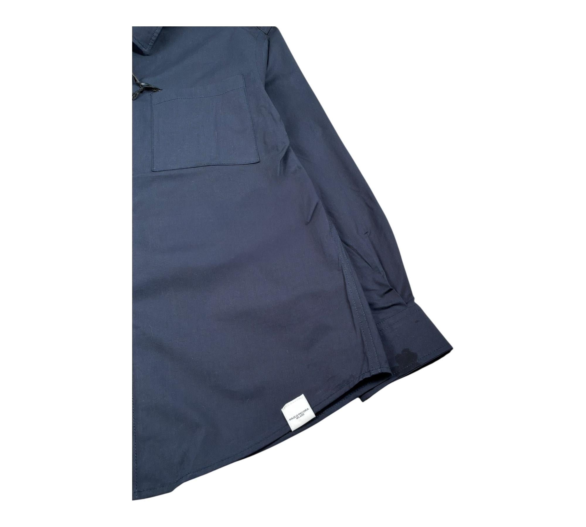 Paolo Pecora Camicia Manica Lunga Tinta Unita per Bambino PP4344 BLU PAOLO PECORA 