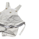 Mayoral Completo 2 Pezzi Salopette-Cappello per Neonato 1601X BIANCO MAYORAL 