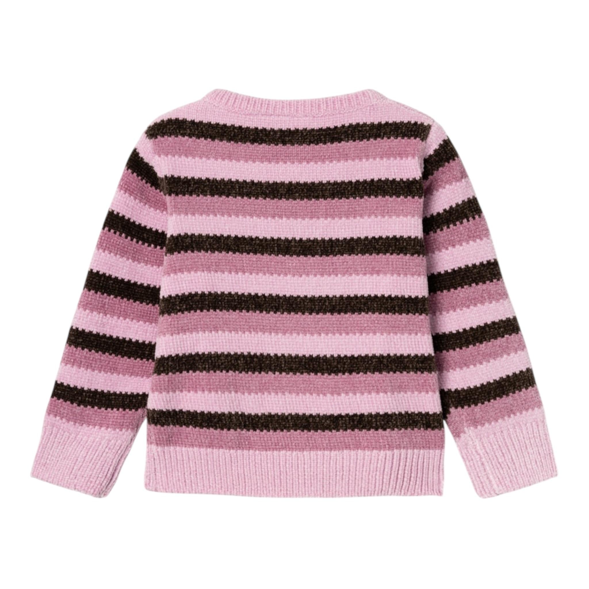 NAME IT maglia tinta unita con fantasia a righe Rosa per Bambina 13233162 ROSA NAME IT 