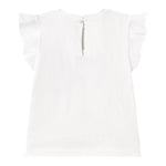 Mayoral T-Shirt Girocollo Tinta Unita con Stampa per Neonata 1042 BIANCO MAYORAL 