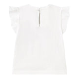 Mayoral T-Shirt Girocollo Tinta Unita con Stampa per Neonata 1042 BIANCO MAYORAL 