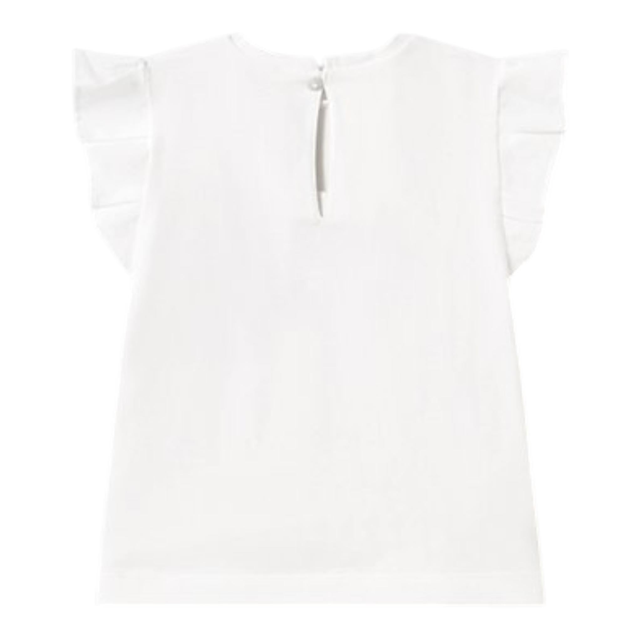 Mayoral T-Shirt Girocollo Tinta Unita con Stampa per Neonata 1042 BIANCO MAYORAL 