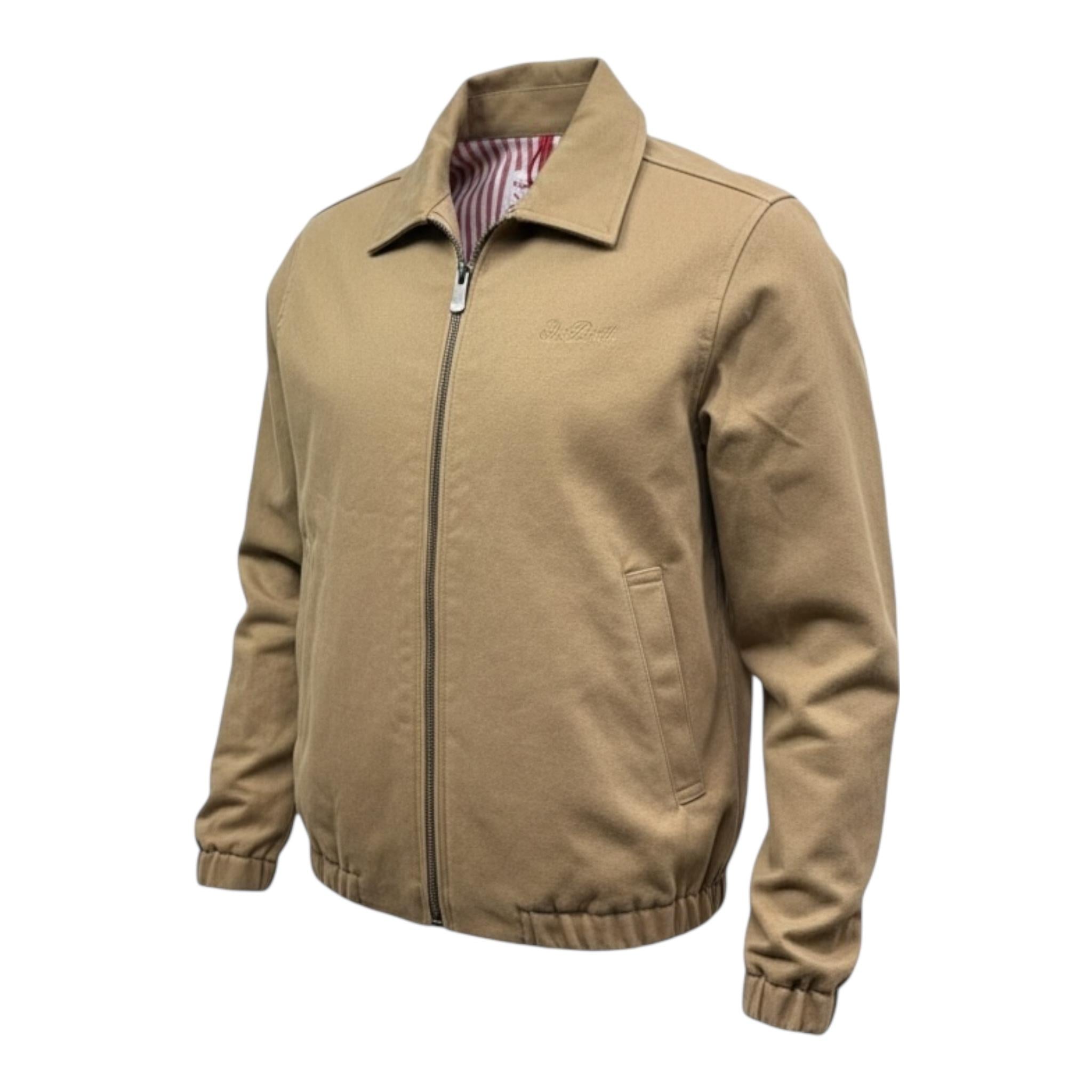 Saint Barth Giubbino Tinta Unita con Zip E Stampa per Bambino 01036L CAMMELLO SAINT BARTH 