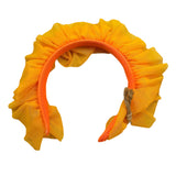 Carlotta Vindice Cerchietto Tinta Unita con Tulle per Bambina FRO ARANCIONE CARLOTTA VINDICE 