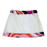 Emilio Pucci Plain Skirt With Contrast Trim White For Girls