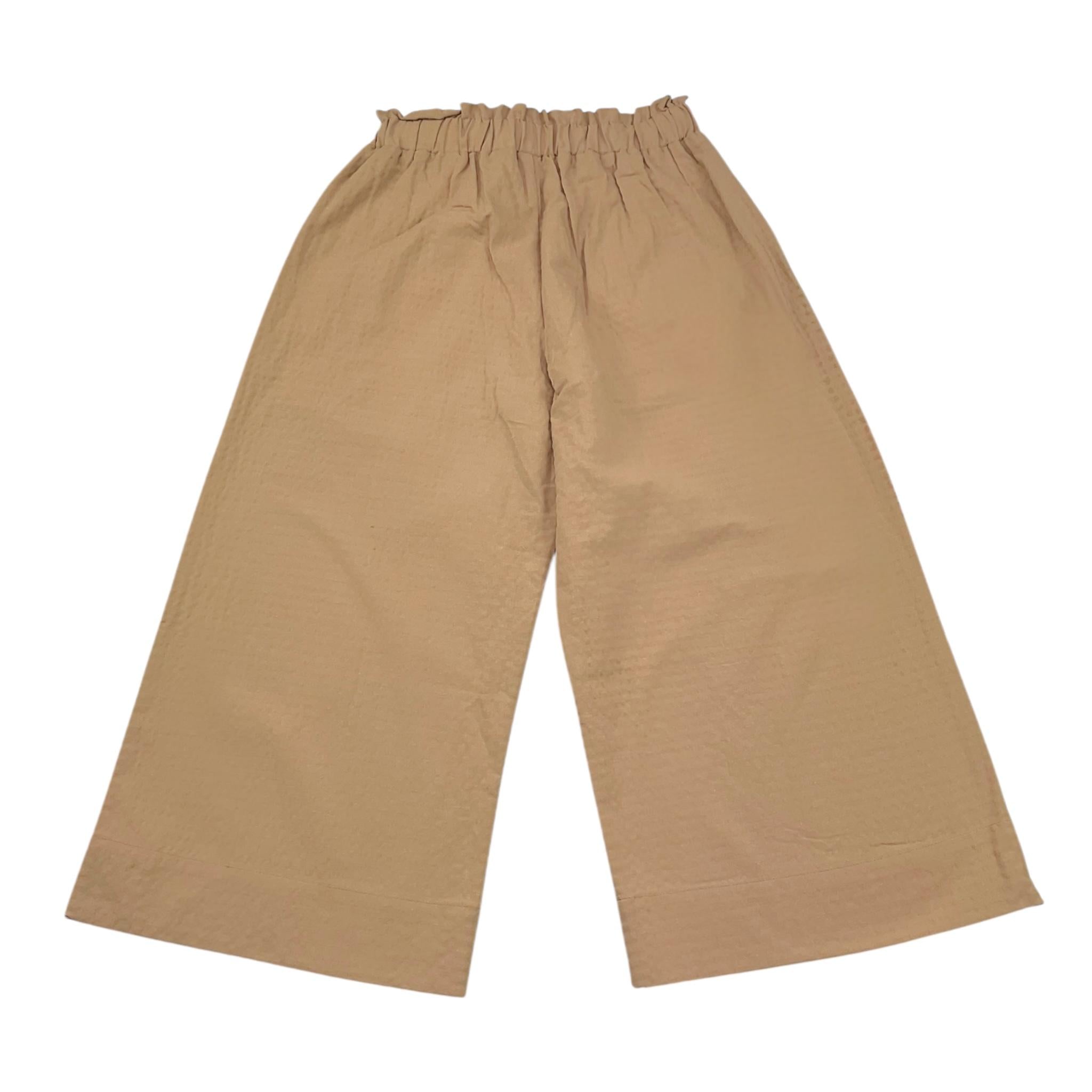Liu Jo Pantalone Tinta Unita Modello A Palazzo per Bambina KA5102 BEIGE LIU JO 