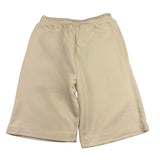 Barrow Kids Solid Color Tracksuit Bermuda Shorts With Beige Print For Boys