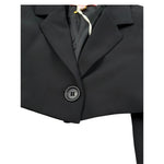Imperial Giacca Tinta Unita Modello Crop per Bambina JB19132G75 NERO IMPERIAL 