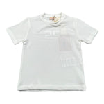 Elisabetta Franchi T-Shirt Girocollo Tinta Unita con Stampa per Neonata EGTS091N BIANCO ELISABETTA FRANCHI 