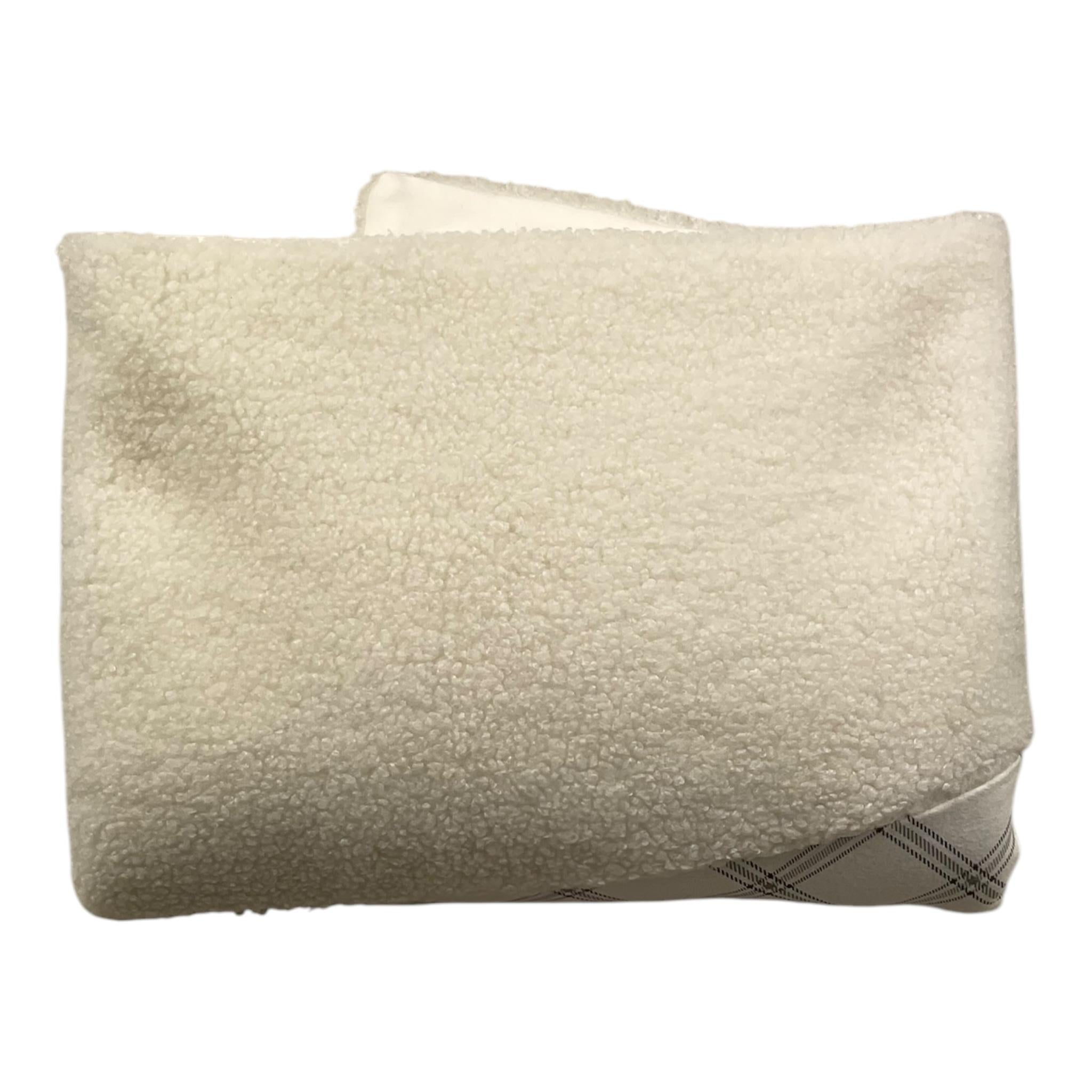 LE BEBE' coperta tinta unita con stampe orsi Bianco per Neonato LBB5089 BIANCO LE BEBE' 