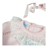 Mac Ilusio'N Completo 3 Pezzi Maglia-Ghettina-Cappello per Neonata 9614G ROSA MAC ILUSIO'N 