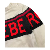 ICEBERG maglia girocollo tinta unita con stampa Bianco per Neonato MGICE5315B BIANCO ICEBERG 