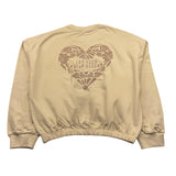 LOSAN felpa chiusa girocolo tinta unita Beige per Bambina 51032380001259 BEIGE LOSAN 
