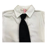 VICOLO camicia manica lunga tinta unita con cravatta Panna per Bambina 3141C00098X PANNA VICOLO 