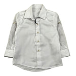 Ambaraba Camicia Manica Lunga Tinta Unita per Neonato FM32056 BIANCO AMBARABA 