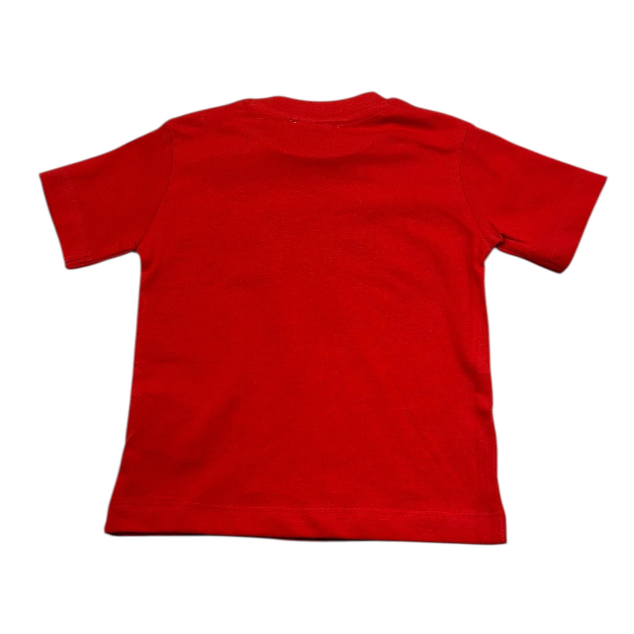 Cesare Paciotti T-Shirt Girocollo Tinta Unita con Stampa per Neonato TSP5115BX ROSSO CESARE PACIOTTI 
