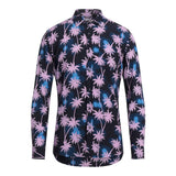 Daniele Alessandrini Long Sleeve Shirt Palms Pattern Multicolor For Boys