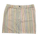 Name.It Solid Color Skirt Striped Pattern White For Girls