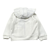 Fay Felpa Tinta Unita con Zip E Cappuccio per Bambino FW4P10X BIANCO FAY 