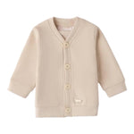 MINI BANDA cardigan tinta unita con bottoni Beige per Neonato 3A613 BEIGE MINI BANDA 