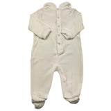 STORY LORIS tutina manica lunga tinta unita in ciniglia Panna per Neonata SL11788 PANNA STORY LORIS 