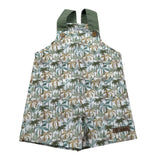 Calamaro Salopette Tinta Unita Stampa Fantasia per Neonato 32481 BIANCO CALAMARO 