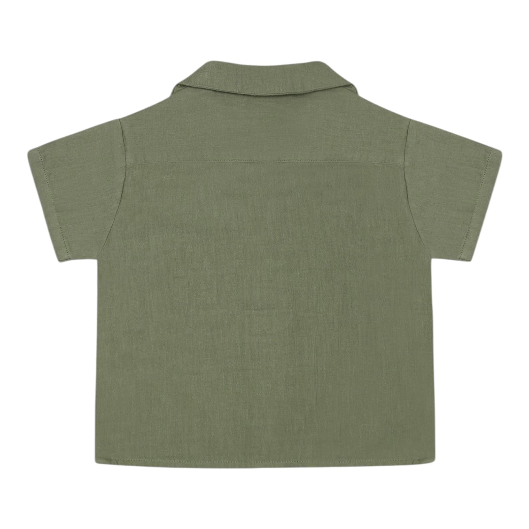Mayoral Camicia Mezza Manica Tinta Unita per Neonato 1111 VERDE MAYORAL 