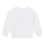 DOLCE & GABBANA felpa tinta unita girocollo con stampa Bianco per Bambino L5JW5D BIANCO DOLCE & GABBANA 