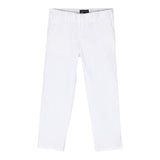 Emporio Armani Pantalone Tinta Unita con Tasche Americane per Bambino 8N4P60XX BIANCO EMPORIO ARMANI 