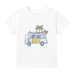Mayoral T-Shirt Girocollo Tinta Unita con Stampa per Neonato 1063 BIANCO MAYORAL 