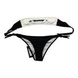 Boy London Two-Tone Bikini Set With Black Bandeau Briefs For Girls