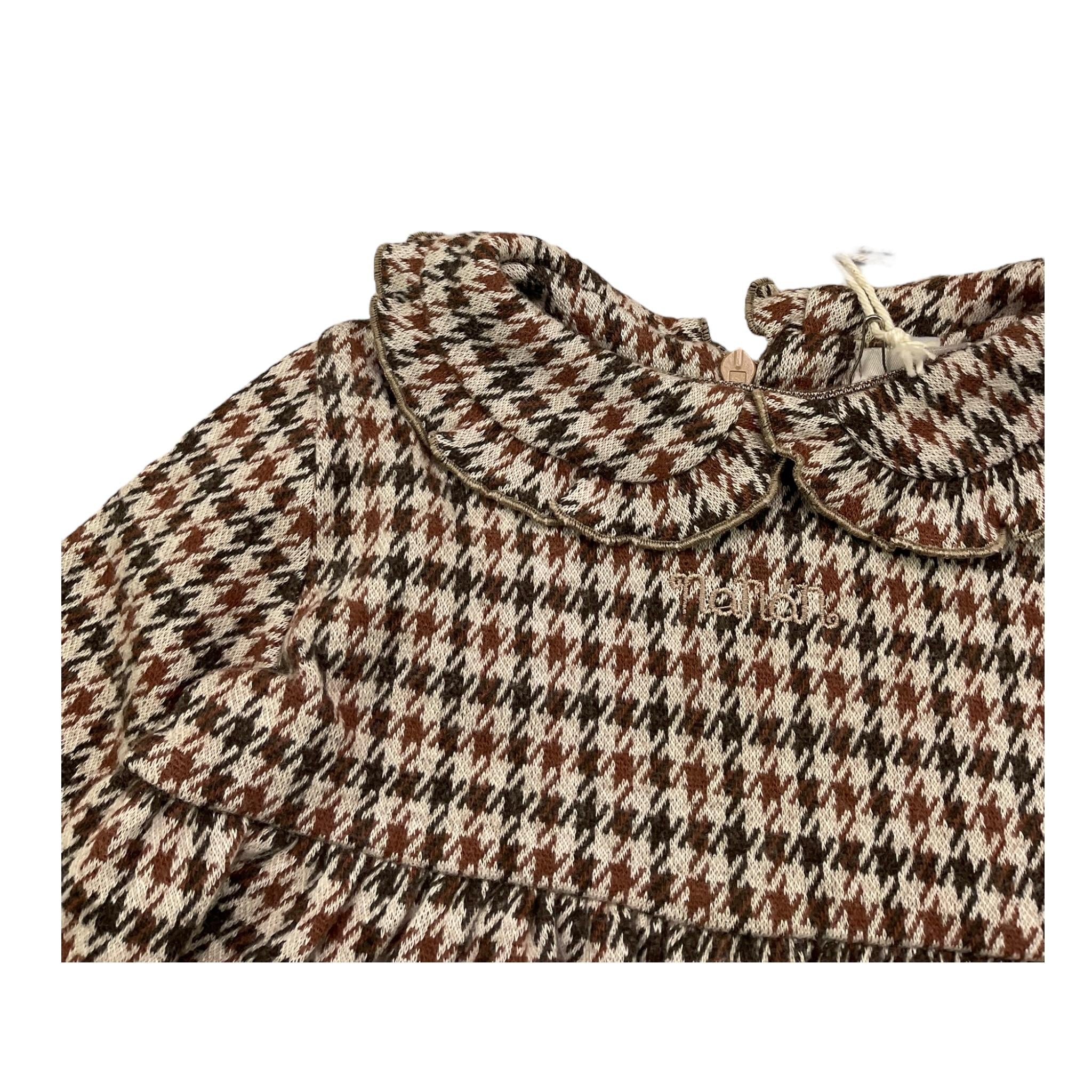 NANAN abito manica lunga stampa fantasia Beige per Neonata I2447636BEN BEIGE NANAN 